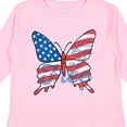 thumbnail image 4 of Inktastic Patriotic Butterfly Girls Long Sleeve Toddler T-Shirt, 4 of 5