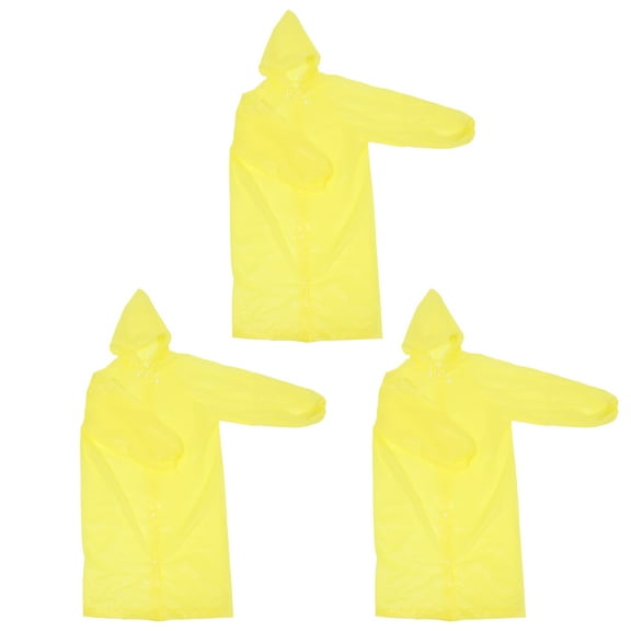 unbranded  3 Pcs Raincoats Adult Fishing Tasteless Travel Men and Women