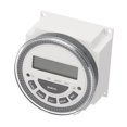 thumbnail image 3 of TFixol Weekly Programmable Digital Timer Switch with Dust Cover Panel Mounted Electrical Timer 16 Independent ON/ OFF Programs for Home Office Lights Fans TV Kitchen Appliances (DC12V), 3 of 7
