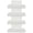 White, variant on GETAJGHSD White Plastic Foldable Wall Mounted Storage Rack No-Drill Installation 4Pcs