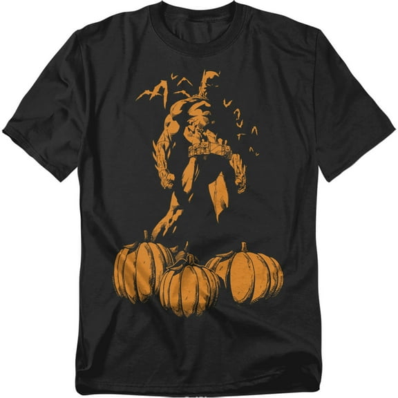Batman T-Shirt A Bat Among Pumpkins Unisex Graphic Tee For Men & Women