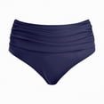 thumbnail image 5 of HCNTES Women's Plus Size High Waisted Bikini Bottom Full Coverage Swim Bottom Bathing Suit Bottom(Dark Blue,L), 5 of 6