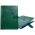 thumbnail image 1 of Weloille Leather Loose-Leaf Binder with Magnetic Closure, 1-Piece Waterproof Refillable Document Organizer, Paper Storage Folder for Office Meetings, Notes & Document Storage, 1 of 5