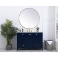 thumbnail image 6 of 48 inch Single Bathroom Vanity in Blue with Backsplash, 6 of 8