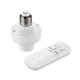 thumbnail image 4 of Casquillo Inteligente E27 con Control Remoto | Portalamparas con Temporizador Inalámbrico On-Off para Bombillas LED/Incandescentes/Ahorro de Energía | Alcance de 30m | Paquete de 1 | Blanco | PC, 4 of 9