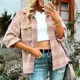 thumbnail image 3 of Vedolay Tops for Women Casual Women's Fall Fashion 2023 Casual Jackets Long Sleeve Work Suit Jackets with Pockets,Pink S, 3 of 5