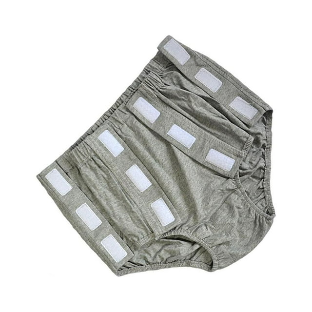 relayinert Premium Womens Reusable Incontinence Pant Diaper Secure and Odor-Free Grey XL 1Set