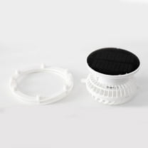 Tyidzon Solar Powered Mini Fan, Electric Air Conditioner Cooling Cell Fan for Outdoor Travel, Camping, Hiking, Fishing, Golf