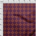 thumbnail image 2 of oneOone Viscose Jersey Fabric Check & Triangle Ikat Print Fabric By The Yard 60 Inch Wide, 2 of 5