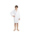 thumbnail image 4 of BC BARE COTTON Bare Cotton Kids Microfiber Fleece Shawl Robe - Boys - White - Medium, 4 of 5