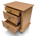 thumbnail image 5 of Furniture of America Calix Traditional Wood 3-Drawer Kids Nightstand, Oak, 5 of 13