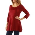 thumbnail image 2 of Women's 3/4 Merrow Stitch Tunic, 2 of 4
