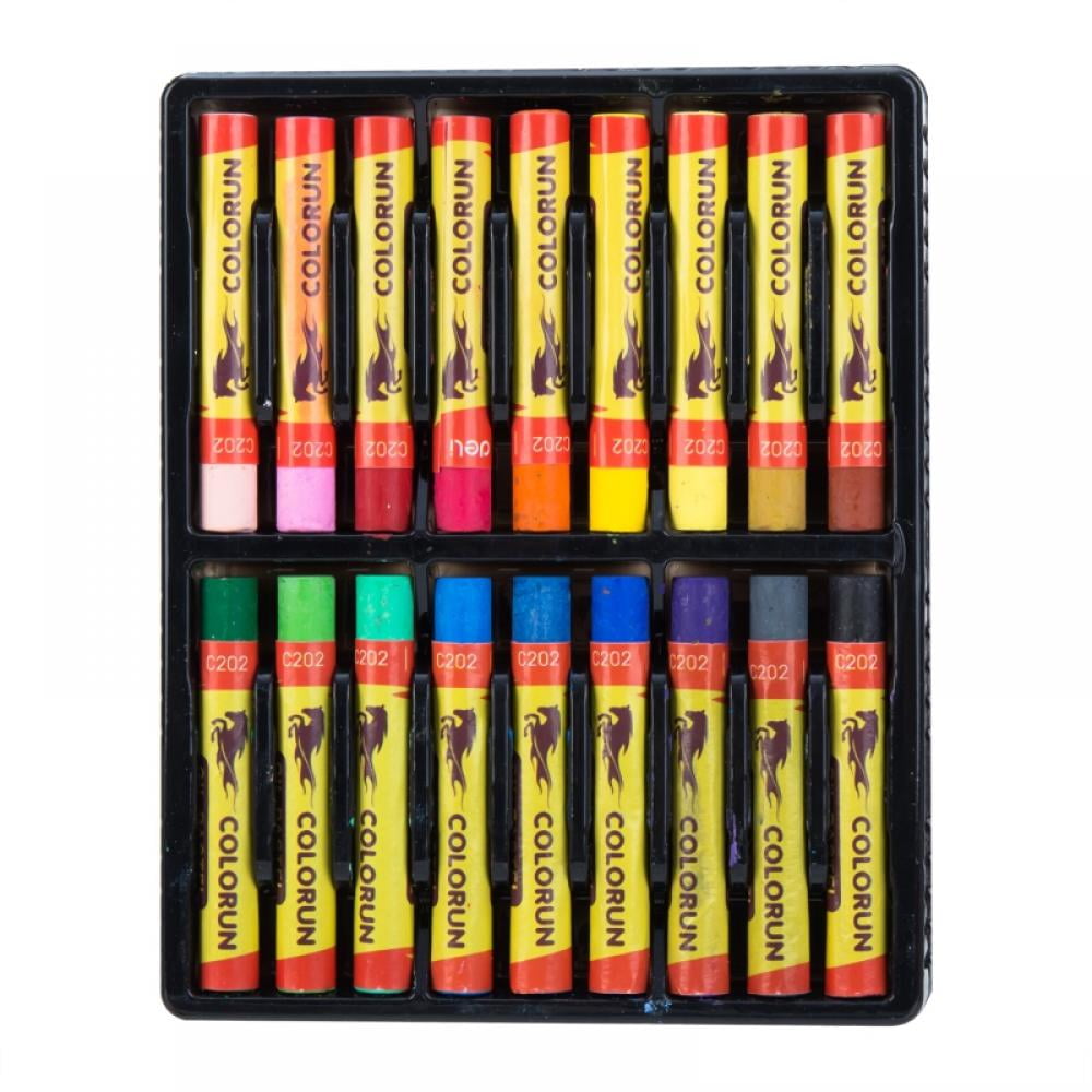 Akozon Oil Pastel 12/24/36 Colors Oil Round Pastel Set Assorted Artists  Stick School Kit(36 Colors)