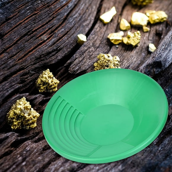 Gold Pan,Plastic Gold Pan Basin Gold Washing Pan Mining Gold Pan Streamlined Design