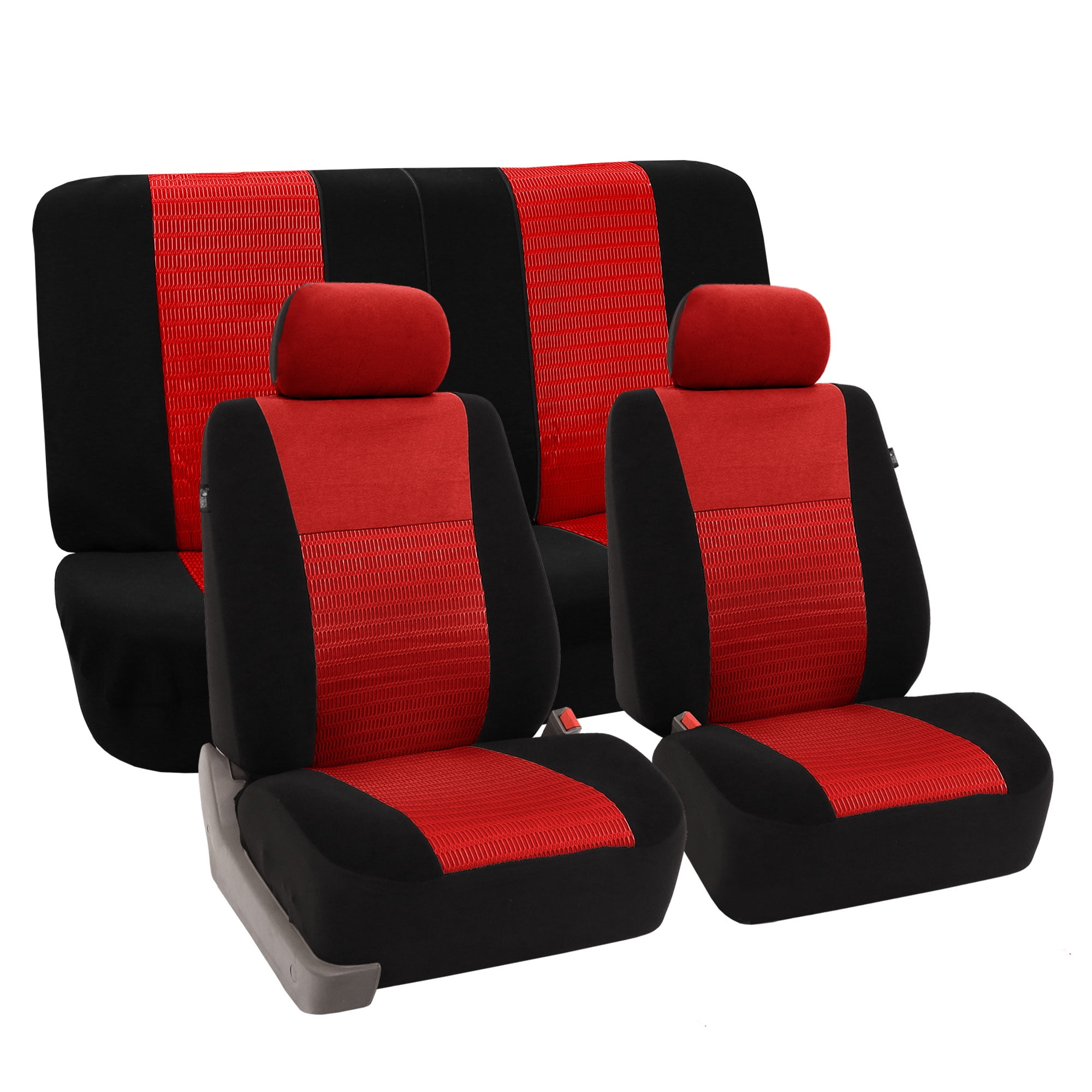 FH Group Trendy Elegence Airbag Compatible and Split Bench Seat Covers
