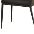 thumbnail image 4 of Benjara Chair with Faux Leather and Sleek Metal Legs, Gray, 4 of 5