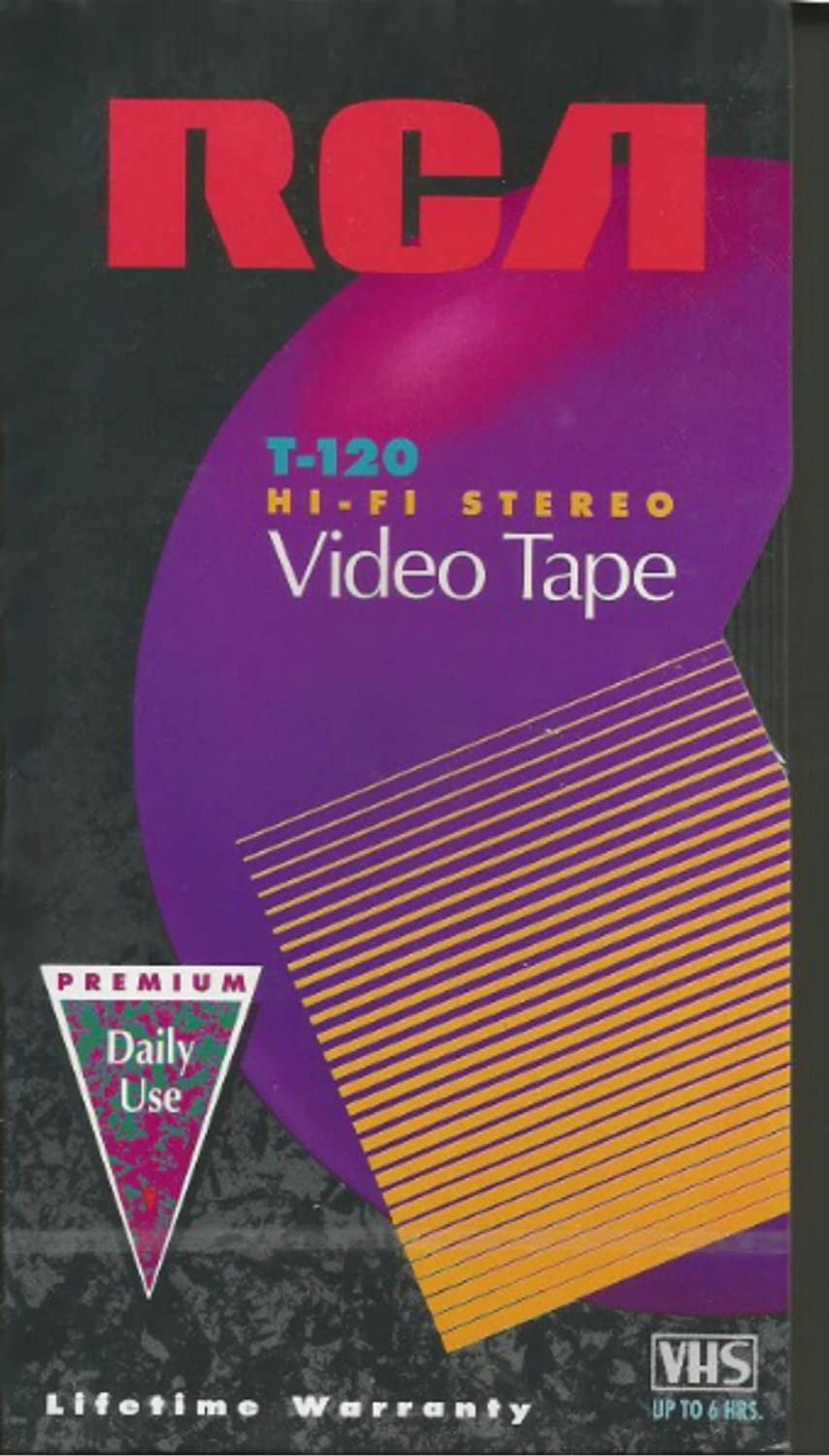 RCA T-120 VHS Videotapes, 3-Pack - image 2 of 3