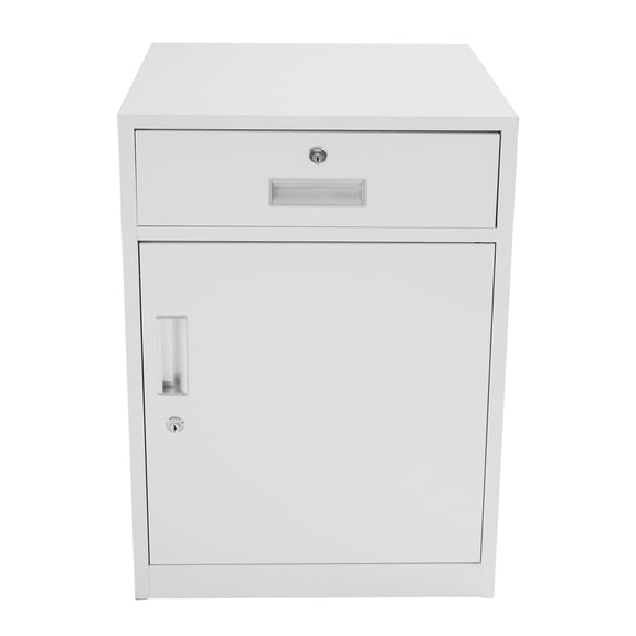 Home Office Lockable File Cabinet - Compact Printer Stand & Document Storage Cabinet