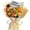 Yellow, variant on Graduation Crochet Flower Bouquet with Doll, Handmade Sunflower & Puff Flower Gift for Class of 2026