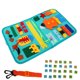 thumbnail image 2 of Tablero Ocupado, Pegatinas Con Letras Brillantes, Juguetes De Entrenamiento Portátiles Para Autismo, Tablero Ocupado Para Bebés Para Niños Y Niñas Cergrey Busy Board Toy, 2 of 8