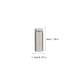 thumbnail image 4 of Riwesomey Tornillo publicitario Hueco de alto brillo Diseño aerodinámico Espejo de vidrio Clavo Tuerca ligera Perno Soporte para colgar en la pared 12x20 Herramientas y ferretería 12x30mm Riwesomey TO008095-04B, 4 of 6