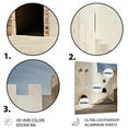 thumbnail image 3 of Designart "Castles Minimalist V" Castles Metal Wall Decor, 3 of 5