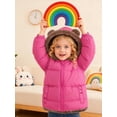thumbnail image 2 of Aideaone Baby Toddler Winter Fleece Coat Boys Girls Cute Bear Ear Hooded Jackets with Pockets 6M-5T, 2 of 6