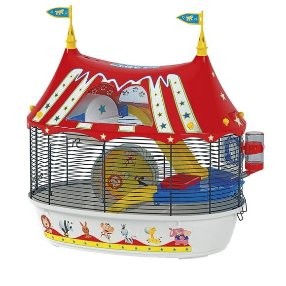 Ferplast CAGE Cirque Amusant pour Hamster CAGE Cirque Amusant, Larges Aires de Jeu 73 Pouces