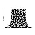 thumbnail image 2 of Halloween Blanket Ghost Throw Blankets Halloween Decorations Flannel Blankets for Bed, Sofa, Couch, Travel Blanket 100 x 130, 2 of 6