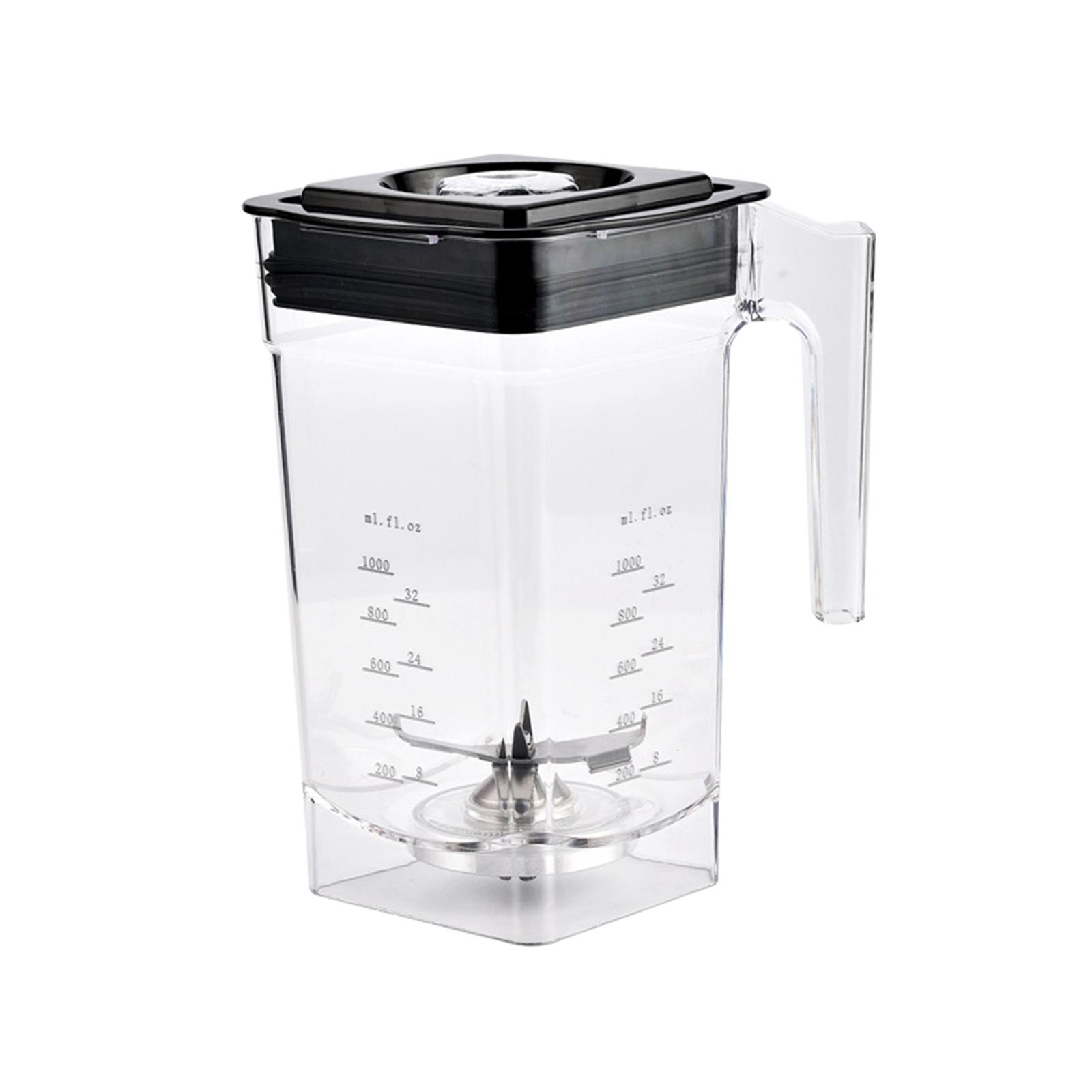 Accessoire De Mélangeur NIMOA - Pichet De Mélangeur En Plastique Pour Remplacement De La Tasse à Eau Et à Lait Pour Magic Bullet, 1000ml