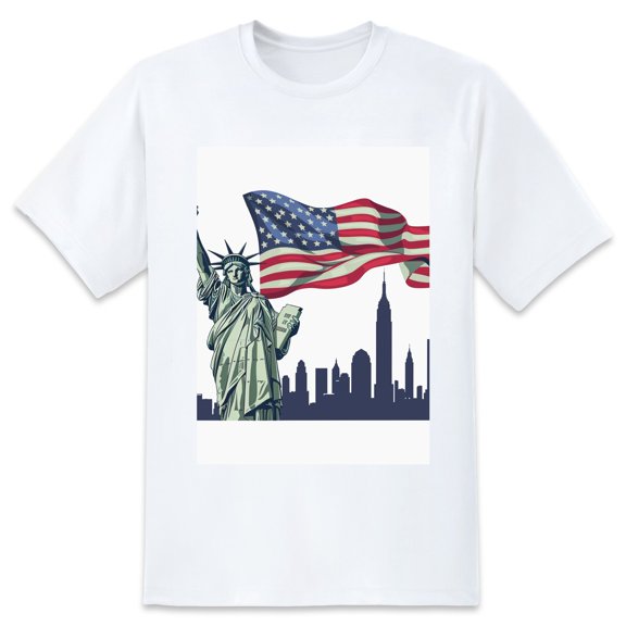 Men's Graphic TeeFlag (12) Letter Print T-Shirts Round Neck Short Sleeves Sizes XS-5XL Summer Daily Casual Tops