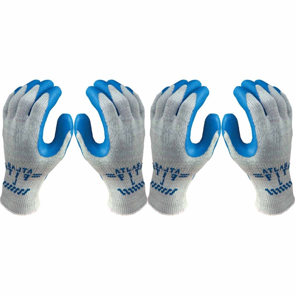 12 Pair Pack AestQaul Atlas Glove 300 Atlas Fit Super Grip Gloves Small 