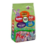 Hershey, Chocolate and Sweet Assortment Candy, Easter, 44.09 oz, Bulk Variety Bag (160 Pieces)