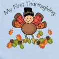 thumbnail image 2 of CafePress - My First Thanksgiving TURKEY Infant Bodysuit - Baby Light Bodysuit, Size Newborn - 24 Months, 2 of 4