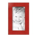 thumbnail image 2 of ArtToFrames 5" x 9" Red Picture Frame, 5x9 inch Red Wood Poster Frame (WOM-4593), 4 Pack, 2 of 7