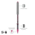 thumbnail image 3 of uniball Vision Rollerball Pens, Fine Point (0.7mm), Pink Ink, 12 Count, 3 of 6
