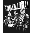 thumbnail image 2 of Girl's Star Wars: The Mandalorian Guild on Assignment  Graphic Tee Black Large, 2 of 4