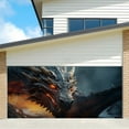 thumbnail image 4 of Bronn Pattern Garage Wall Mural Decorative Banner Picture Large 6x13 Feet Year Theme Art, 4 of 6