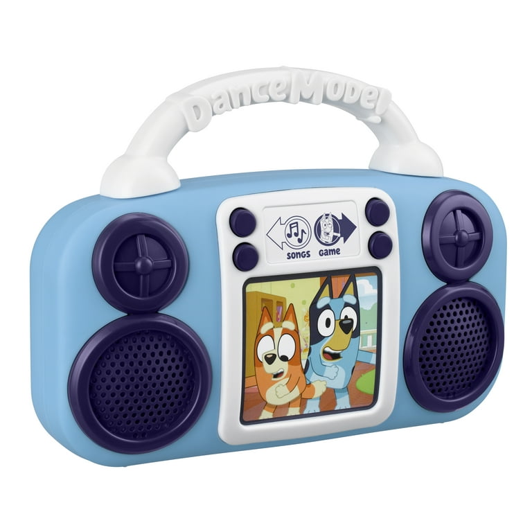 eKids, Bluey Toy Music Player, Built-in Songs, Light-Up Graphics
