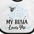 thumbnail image 4 of Inktastic My Busia Loves Me Baby Lamb Boys or Girls Baby Bib, 4 of 4