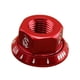 thumbnail image 5 of Soidarity 2 unids/bolsa tuerca de cubo de bicicleta M10 piñón fijo bicicleta de carretera tornillo perno aleación de aluminio rojo 2piezas, 5 of 6