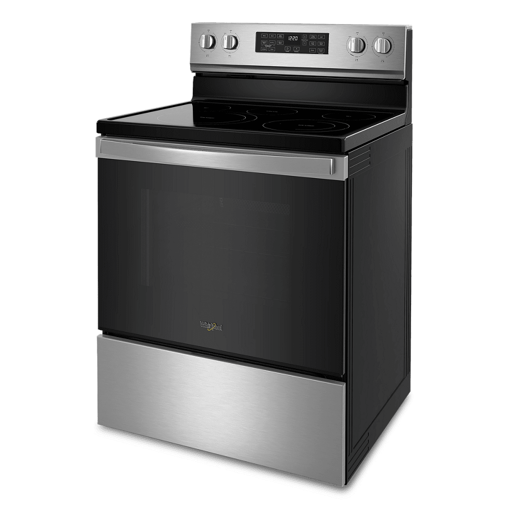Whirlpool 30 in 5.3 cu ft Electric Range in Stainless Steel