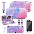thumbnail image 1 of RHOTALL Étui de Transport Violet pour Nintendo Switch OLED, Étui de Rangement Mignon pour Accessoires Switch OLED avec Étui Rigide de Protection, Protecteur d'Écran, Bandoulière Ajustable, 1 of 7