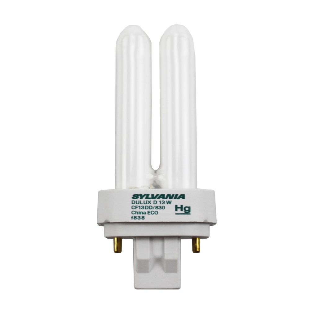 Sylvania 20705 Cf13Dd/830/Eco 13 Watt Cfl Light Bulb Compact Fluorescent 2 Pin Gx232