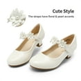 thumbnail image 2 of DREAM PAIRS Girls Mary Jane Dress Shoes Pumps Low Heels Flower Party Wedding Princess, 2 of 5