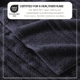 thumbnail image 2 of Great Bay Home Luxury 100% Cotton Ribbed Texture 6-Pack Hand Towel Set, Navy Blue, 2 of 6