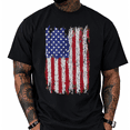 thumbnail image 2 of 250th Anniversary Mens Patriotic T Shirts USA Flag Retro 1776-2026 Graphic Tee for Men Vintage Independence Day Crewneck Tees 5, 2 of 6
