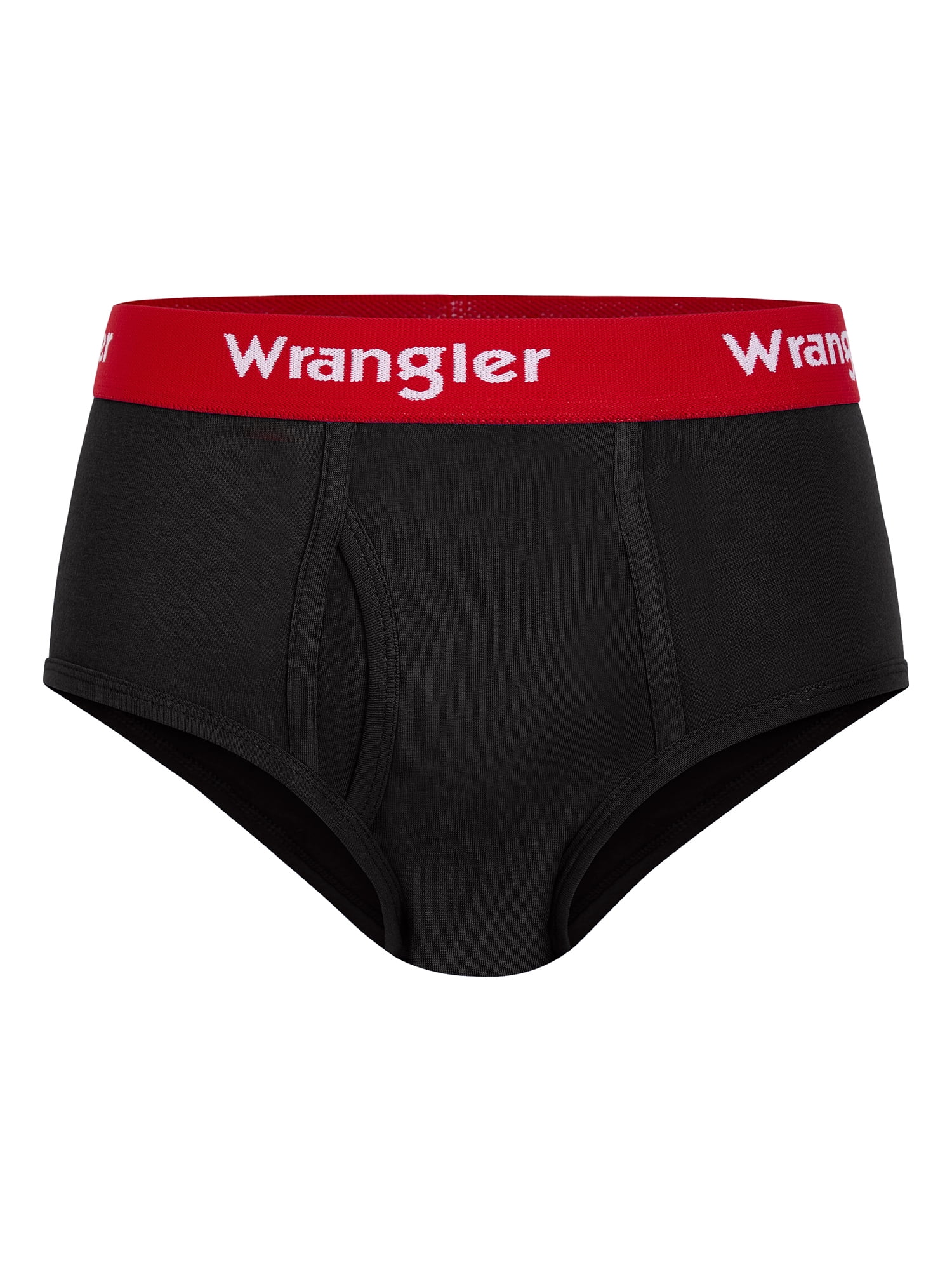Wrangler Boys' Cotton Briefs, Soft Boys Underwear w/ 4-Way Stretch, Medium, 5-Pack