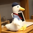 thumbnail image 3 of Muñeco pequeño de pato súper bonito, pato de peluche animador, almohada para dormir, muñeca, cama para bebé, regalo de cumpleaños para niños, 3 of 7