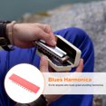 thumbnail image 4 of USHOBE 20 Tones Harmonica For Kids Beginners Pink Blues Harmonica For Music Practice, 4 of 8